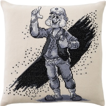 Ternet Ninja - Onkel Steward broderet pude